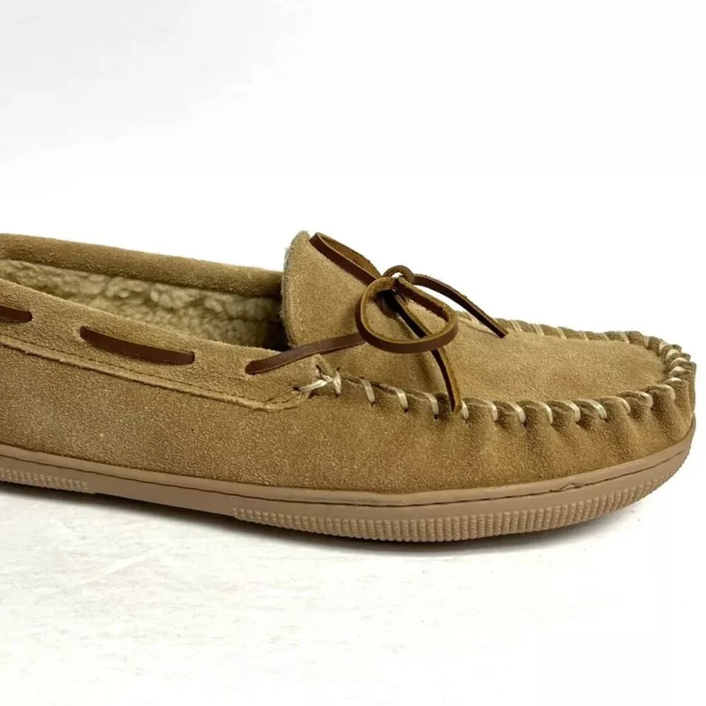 Florsheim Mens Cozzy Tie Slipper Sand Size 8 M